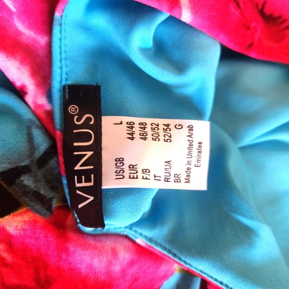 Venus Maxi Dress Women Blue With Flower Size Large Sleeveless New With Out Tags - Picture 4 of 4